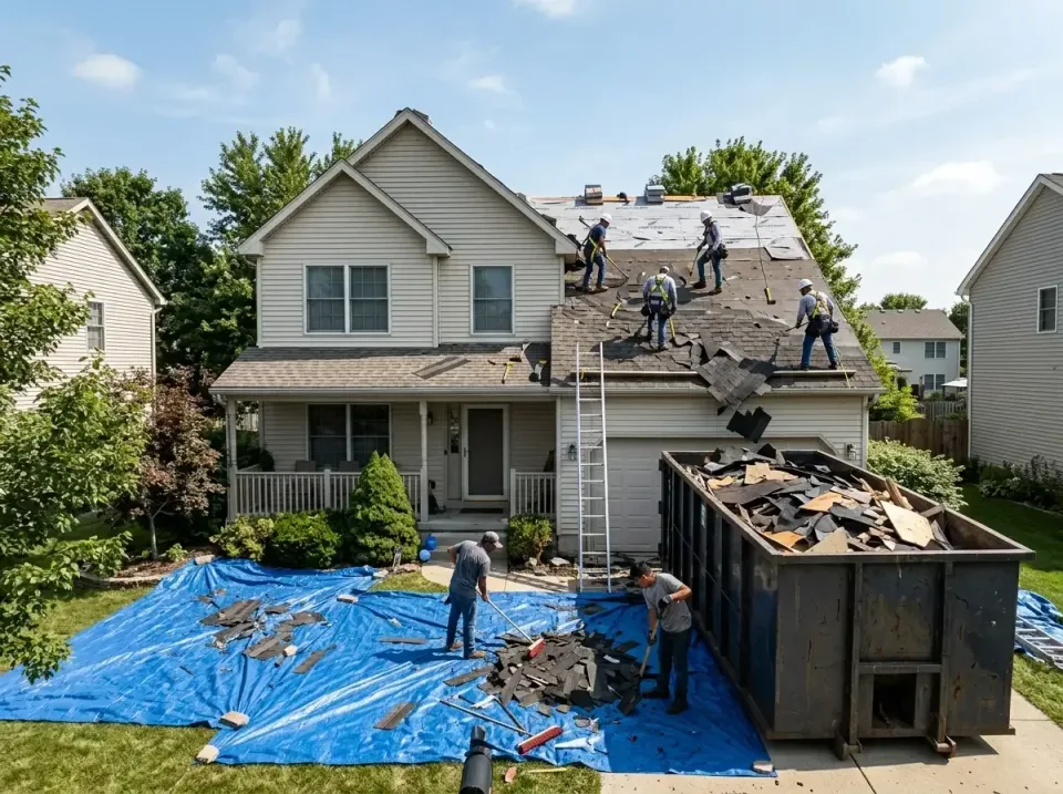 roof-replacement-debris-remova-004 — frequently asked questions, Cheapest Dumpster Rentals in Foothill Farms, CA